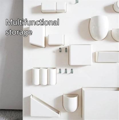 🪞✨ Multi-Grid Wall Shelf – Modern Home Vibes 🏡💖