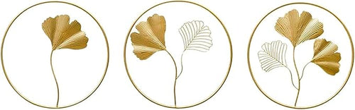 🍂✨ Golden Ginkgo Wall Art – Elegant Leaf Decor 🌟🏡