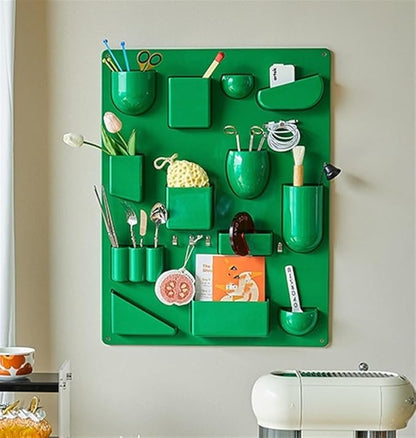 🪞✨ Multi-Grid Wall Shelf – Modern Home Vibes 🏡💖