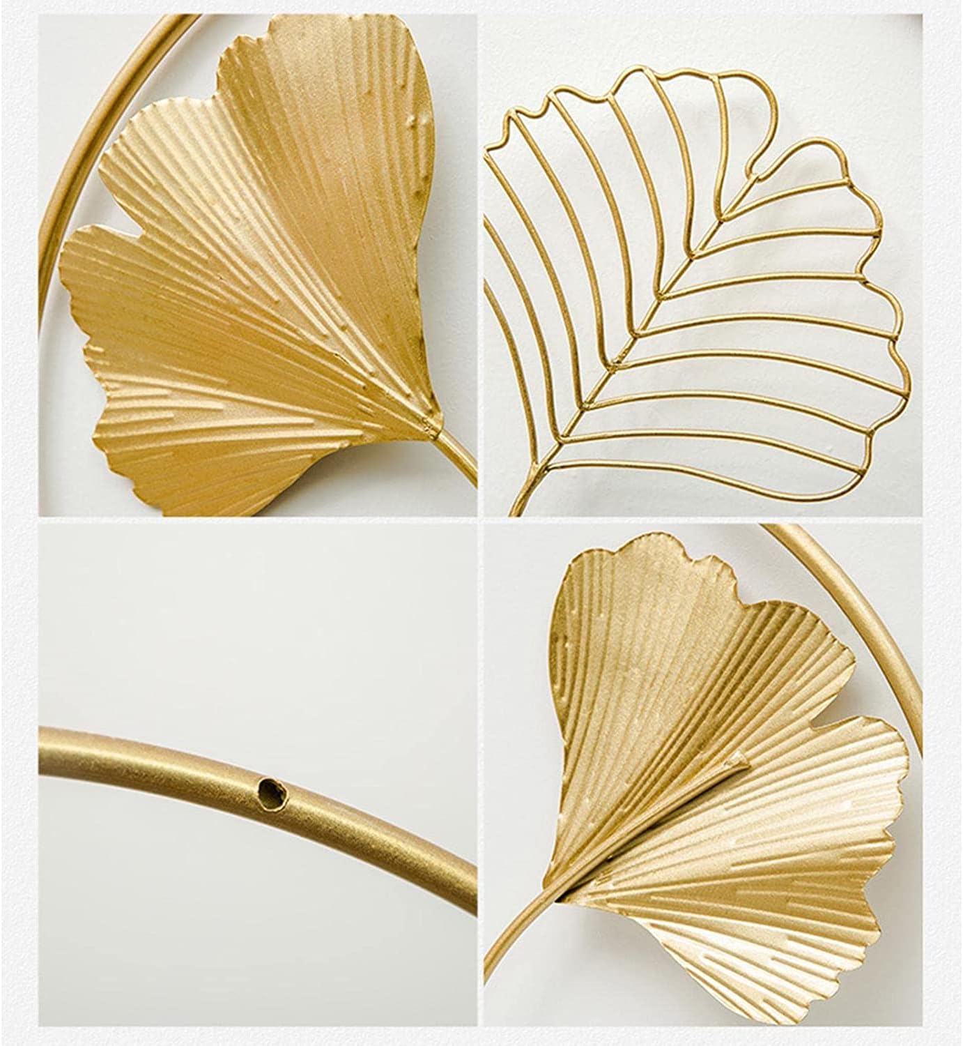 🍂✨ Golden Ginkgo Wall Art – Elegant Leaf Decor 🌟🏡