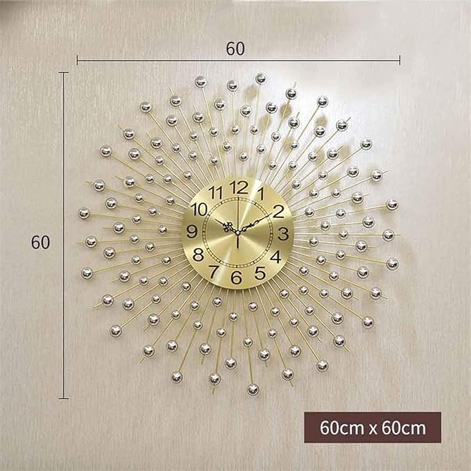 🕒✨ Minimalist Silver Wall Clock – Modern Zen Vibes 🏡💖