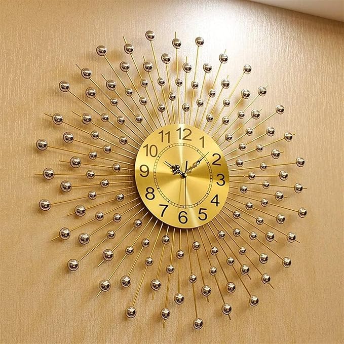 🕒✨ Minimalist Silver Wall Clock – Modern Zen Vibes 🏡💖